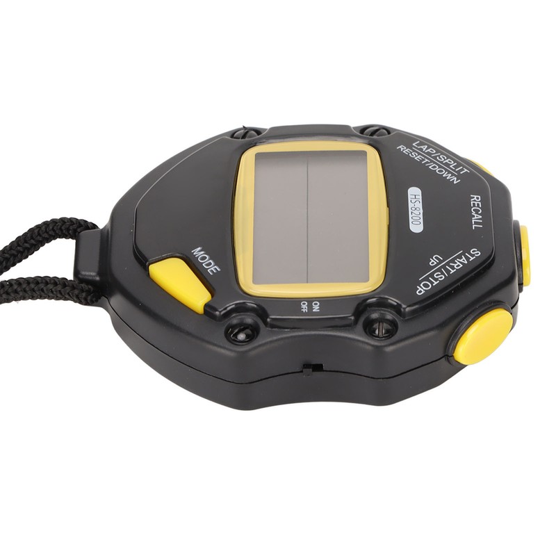 Electronic Stopwatch 2 Line Display 20 Lap Memory Digital Sports