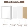 WISYOK 3D Picture Frame for Filling 22 x 22 cm,