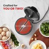 Elite Gourmet EOM123 Non-Stick Omelet, Frittata, Snack Pocket Maker, Dessert