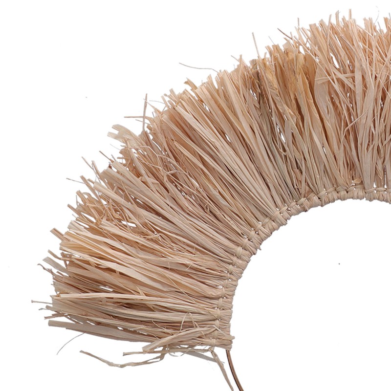 Raffia Wall Decoration Entrance Living Room Dining Room Sofa Background