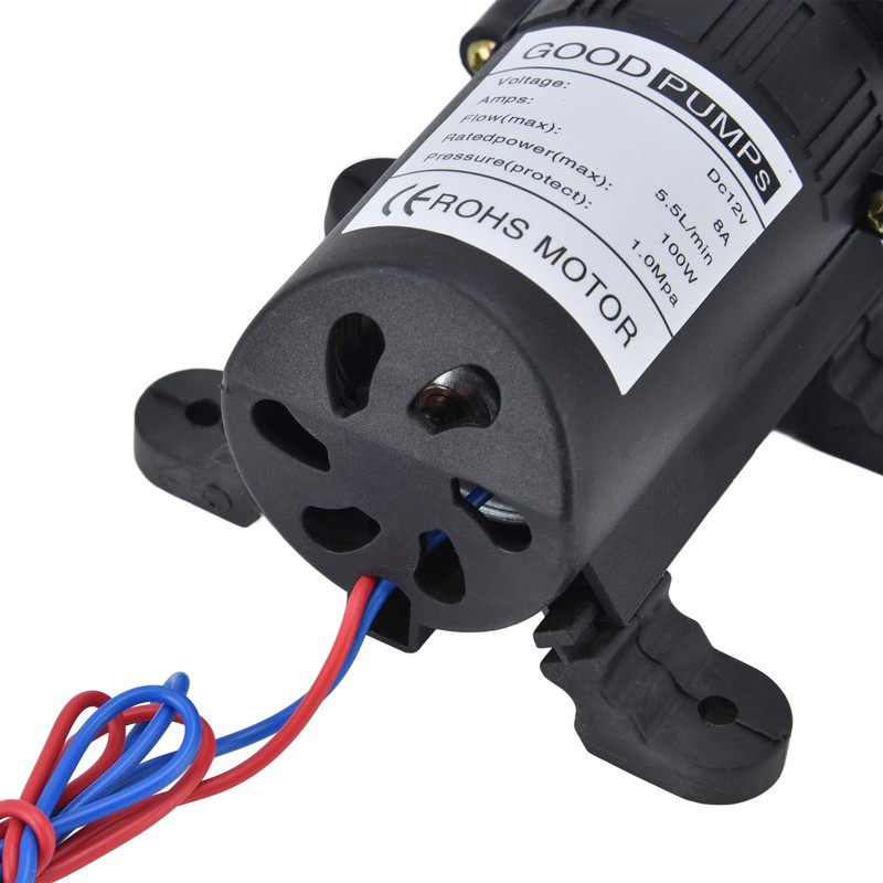 Electric Diaphragm Pump High Pressure 1.0Mpa 5.5L/Min Intelligent Miniature Water