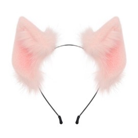Pig Ear Headband for Women Plush Animal Hair Band Cosplay Headband Party Costume Role Play Headpiece