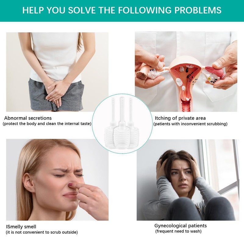 DOERDO 15pcs Disposable Enema Douche Applicator Vaginal Douche Anal Applicator