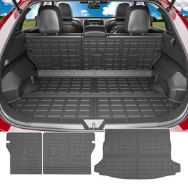 powoq Cargo Mat Compatible with 2024 2025 Subaru Crosstrek Impreza Trunk Mat Backrest Cargo Liner TPE Trunk Liner Replacement for 2024 2025 Subaru Crosstrek Accessories