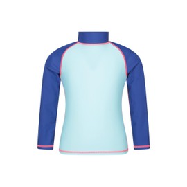 Mountain Warehouse Kids Rash Vest - UV Protection Rash Guard, Long Sleeves Childrens Rash Shirt, Flat Seams, Quick Drying, Stretch Fabric - Ideal for Swimming, Mint - Unicorn Kids Size 3-4 Years