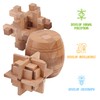 Sharp Brain Zone - 3D Wooden Brain Teaser Pack