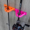 Fokmuaex 2pcs Wall Mount Fishing Rod Holder - No Drilling