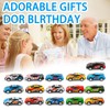 QhgPnt 16 Alloy Toy Cars for Kids, Durable Metal Mini