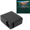 Mini Projector Black 1920x1080 Remote Control Inbuilt Speaker USB Powered