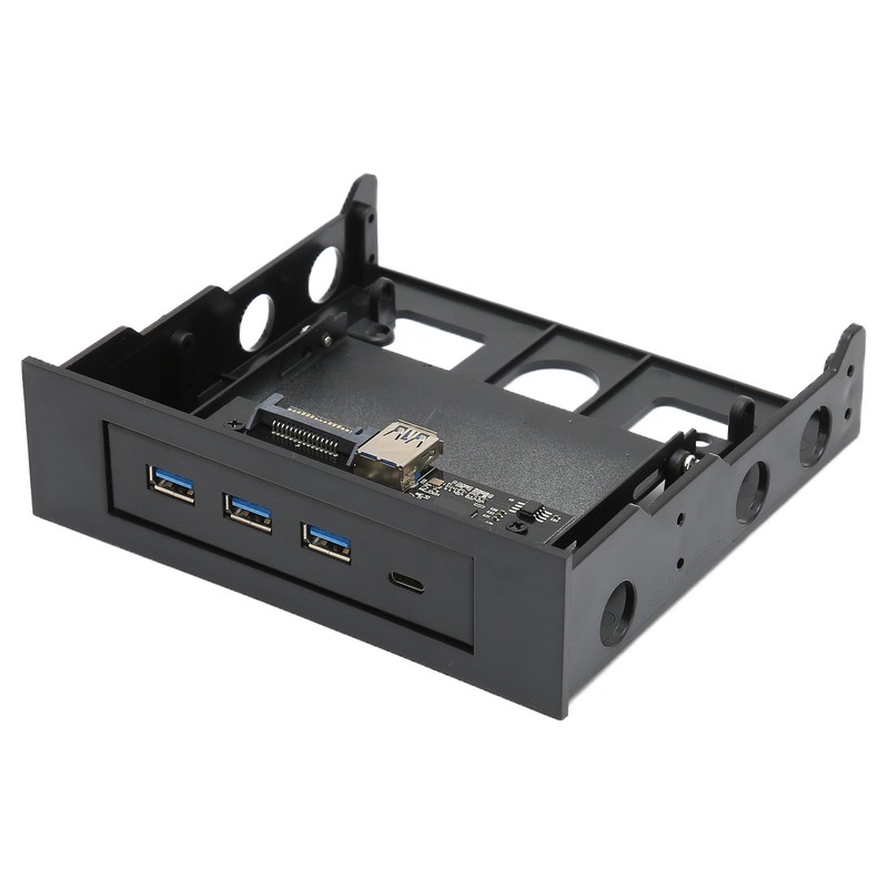 USB Front Panel Adapter 3.5in 5.25in USB1.1 USB2.0 Hot Swap