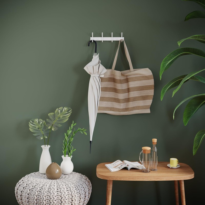 Dripex Coat Rack Rustproof Stainless Steel Coat Hooks Double Hooks