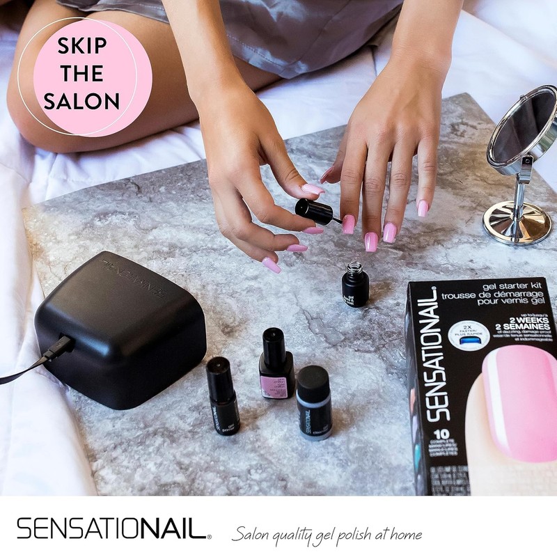 Sensationail Express Gel One Step Nail Polish, Cafe Au Lait,