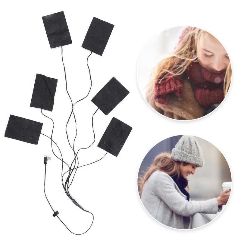 USB Portable Electric Heating Cloth Washable Warm Keeping Heating Pad
