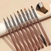 All-in-one nail art nail brush nail brush set, 1 piece, brown / 올인원 네일아트 네일붓 네일브러쉬 세트, 1개, 브라운