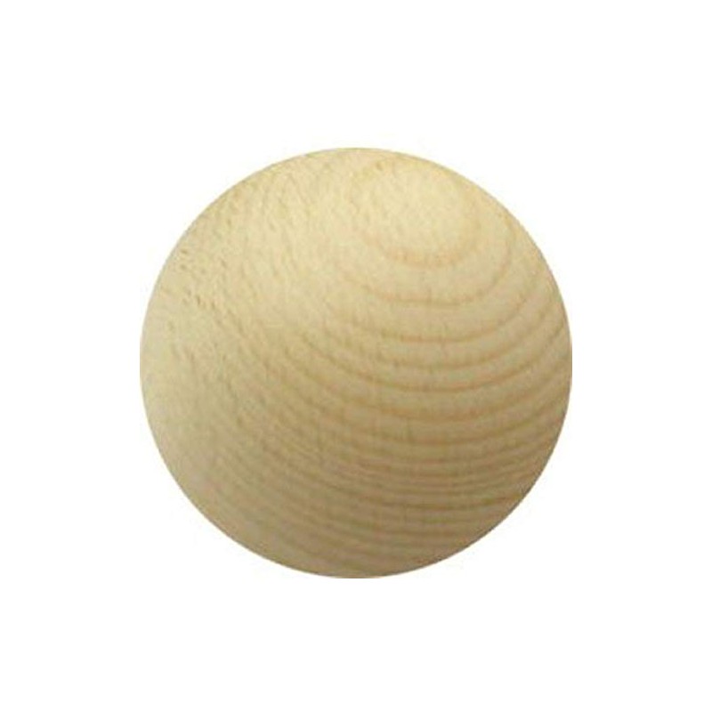 Hockeyzentrale Wooden Ball 50 mm Diameter for Ice Hockey Training
