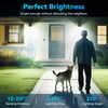 CLAONER Solar Lights Outdoor, [128 LED/6 Packs] Solar Motion Sensor