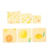 ORFOFE 3pcs Biodegradable Beeswax Food Wraps Reusable Beeswax for Fresh