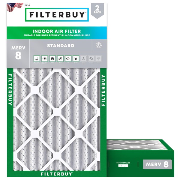 Filterbuy 20x36x4 Air Filter MERV 8 (MPR 700) Dust Defense