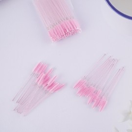 Mirai Company Easy to use beauty soft bristle brush eyelash 50pcs