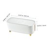 OSALADI Cable Management Box with Lid Stylish Storage for Cords