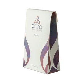 FocusT | Aura Herbal Tea | Caffeine-Free Mental Alertness | Focus & Concentration Tea: 20 Tea Bags | Functional Herbal Tea | 100% Natural Ingredients | Vegan & Cruelty-Free | Wellness Tea