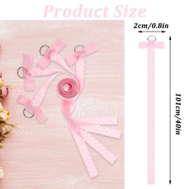 YQQYG 5 PCS Hair Bow Holder, 1 m Hair Clip Organizer, Bow Storage for Girls Hair Bows, Hair Accessories Organizer for Clip Hair Bows Hair Band