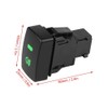 Fog Light Switch, 5 Pin Black Plastic Car Push Button