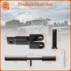 A20-6013 Rev A Single Tow Hooks w/Pull Pins&Tow Pin for