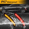 D-Lumina LED Side Marker Lights Smoked Lens Compatible with Chevy