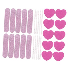 BIUDECO 10 Sets Nail Tool Set Durable Fingernail Files Nail Art Sponges Buffers for Manicure for Home and Polishing
