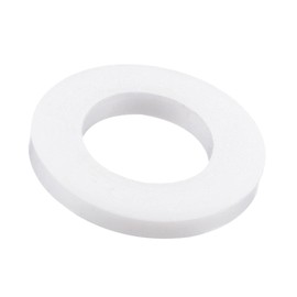 TOP-VIGOR 20Pcs PTFE Flat Washers 18mm OD 10mm ID 2mm Thickness Sealing Gasket Flange Gasket for Faucet Pipe Water Hose, White