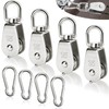 SWTYExt 8 Piece Pulley Set Includes 4 Pieces Pulley M15