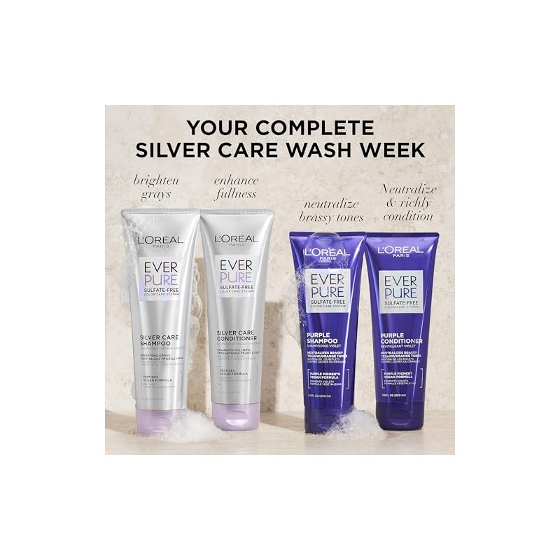 LOréal Paris LOreal Paris EverPure Silver Care - Set de
