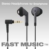 ELECOM In-Ear Earphones, Stereo φ3.5, 13.6mm Driver Diameter, Black EHP-F10IABK