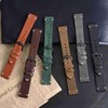 BISONSTRAP Watch Band, Military Style, Italian Leather, Replacement Strap, Quick
