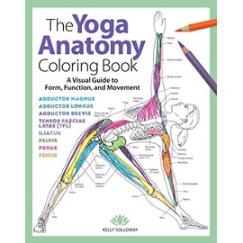 The Yoga Anatomy Coloring Book: A Visual Guide to Form, Function, and Movement (Volume 1)