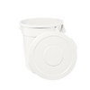 Zedfire Feed and Seed Storage Container, 20 Gallon White Round