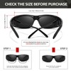 TJUTR Polarized Sunglasses Over Glasses for Women Men, UV Protection