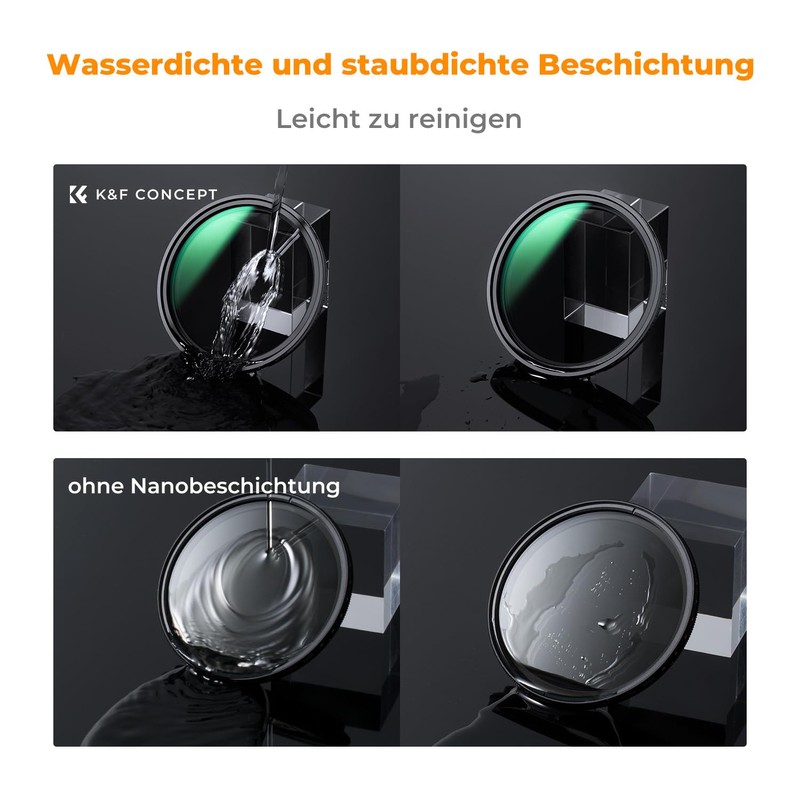 K&F Concept ND Filter 55 mm Variable Neutral Density Filter