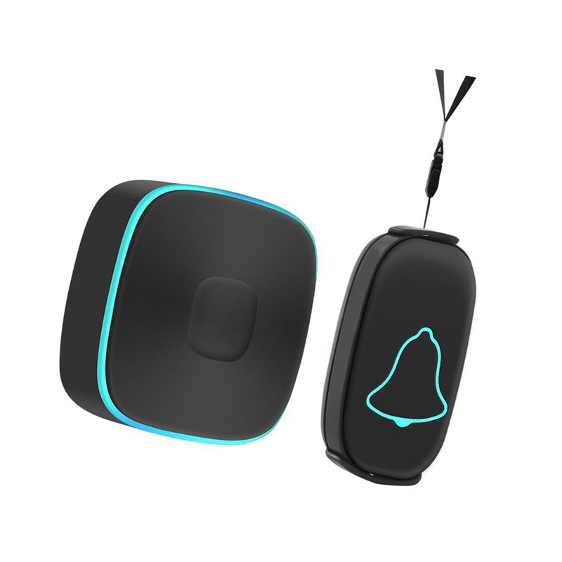 Wireless Doorbell Waterproof with 1 Transmitter and 1 Receiver One