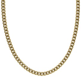 GLD Cuban Link Chain for Men and Women - Gold-Plated Miami Cuban Chain with Premium Storage Travel Pouch - Snatch-Proof Clasp, Sweat-Proof and Fade-Resistant - Lifetime Quality, Designed in Miami