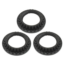 HAJXZH 6 Pack E26 Light Socket Rings Lamp Shade Collar Retainer Ring for Light Fixture Lamp Lock Socket Replacement Adapter Ring with Diameter of (32mm) 1-3/8 Inches Black
