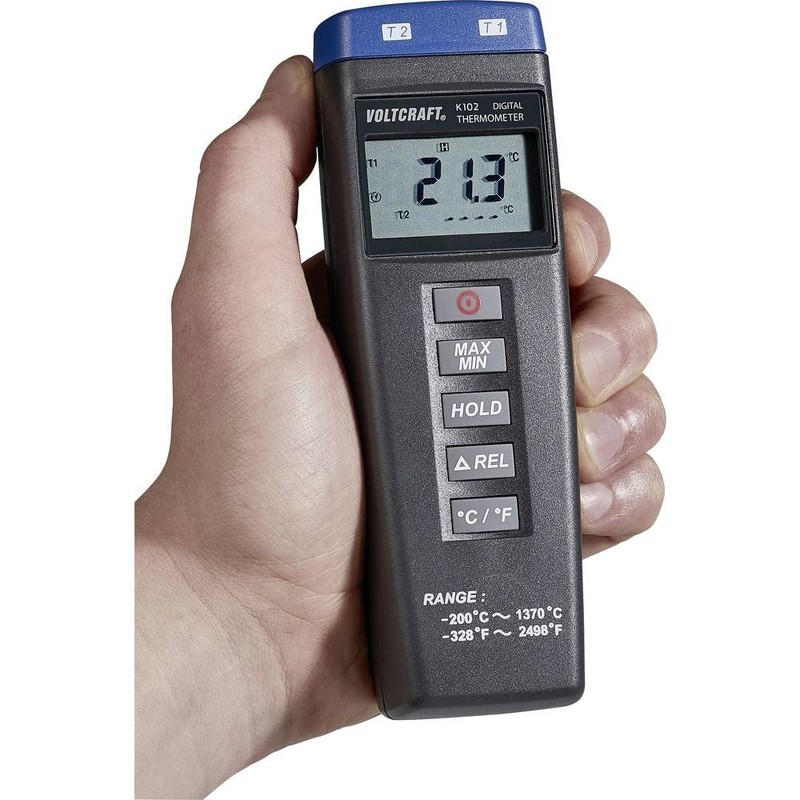 K102VOLTCRAFT®Temperature meter, thermometer -200 to +1370 °CK-type