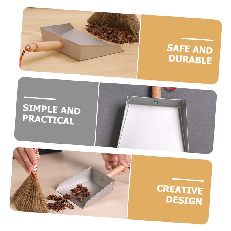 Healeved Dustpan Upright Dustpan Heavy Duty Dustpan Mini Dustpan Desktop
