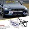 No Drill License Plate Holder Compatible with Volvo XC60 2008-2017