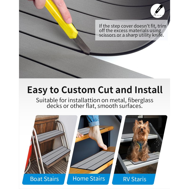 OCEANBROAD EVA Foam RV Step Cover 16''L x 6.5''W 4