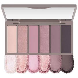 Kaely 6 Color Mini Nude Pink Eyeshadow Palette Makeup, Highly Pigmented Eye Shadow Palette Waterproof, Natural Matte Shimmer Eye Shadow Palette, paleta de sombras de ojos, Vegan & Cruelty-free, 07