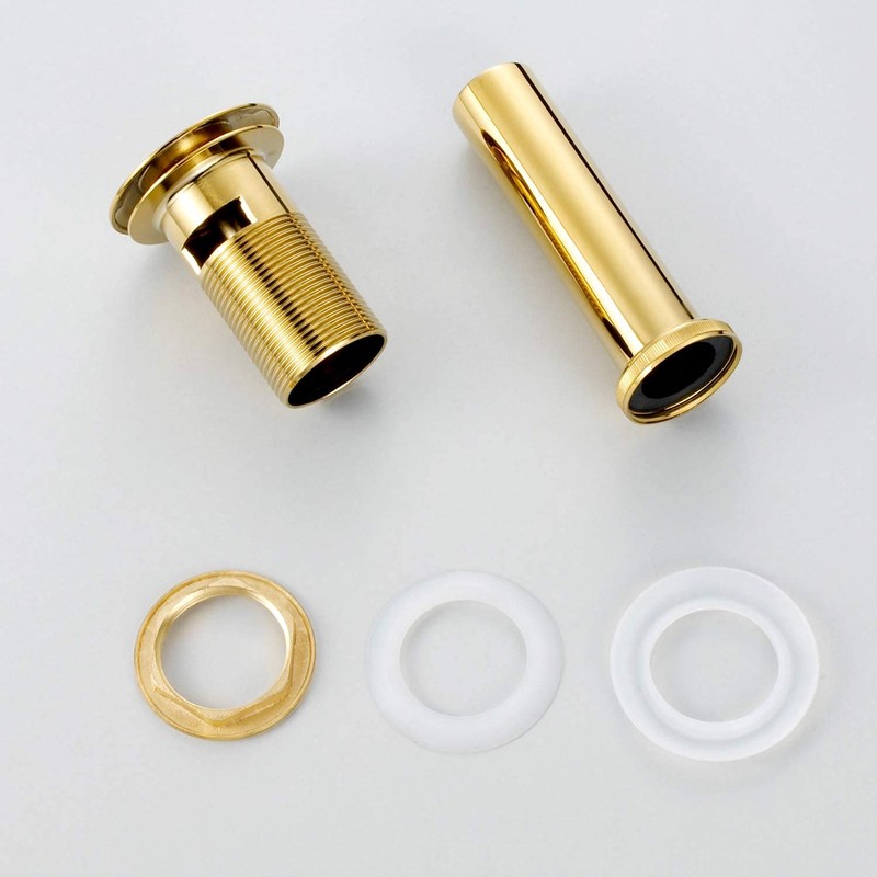 Pop Up Sink Drain With Overflow Bouncing Style Stopper Brass