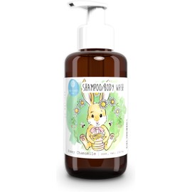 Mil Flores Bebé — SHAMPOO/BODY WASH HONEY CHAMOMILE 250 ml Jabón de Cuerpo/Shampoo MANZANILLA Aromaterapia Con Aceites y Esencias 100% Naturales