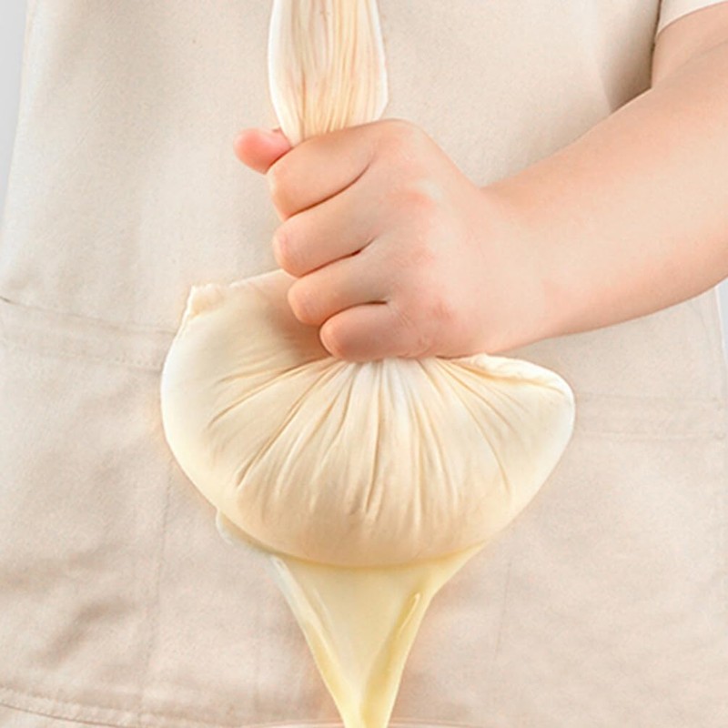 Kichvoe Unbleached Cotton Cheesecloth 12pcs Fabric Reusable Fine Mesh Cloth